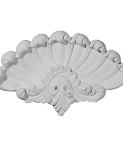 15"Wx9 1/4"Hx1 1/8"P Sea Shell Center Onlay, 2 Lefts/2 Rights