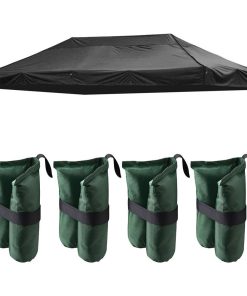 Yescom 19x9.5Ft Outdoor Camping Pop Up Canopy Tent Top with 4 Pack Sand Bag