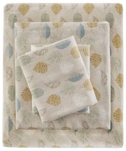 100% Cotton Flannel Printed Sheet Set 127