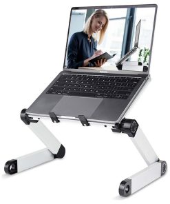 15.75" Black Adjustable and Foldable Portable Laptop Stand