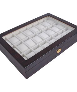 Wood 24-Watch Case, Ebony