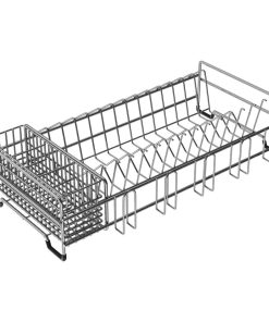 Workstation Kitchen Sink Dish Drying Rack Drainer and Utensil Holder