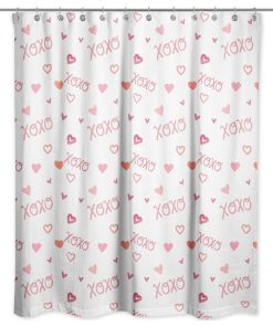XOXO Pattern 71"x74" Shower Curtain