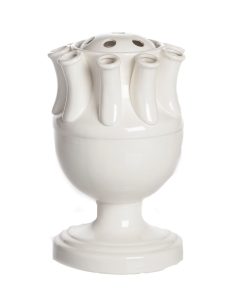 White Ceramic Tulipiere