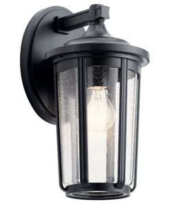1 light Medium Outdoor Wall Lantern - Traditional inspirations - 14.5 inches