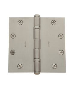 1051190I 5" x 5" Ball Bearing Mortise Square Hinge, Satin Black