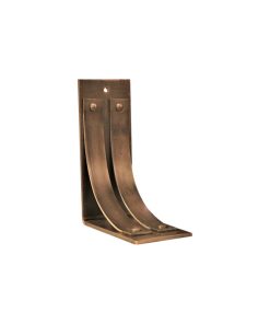 1 Heavy Duty Decorative Metal Mantel Corbel, 4" wide 8"x10", Clear Coated