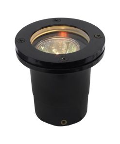 12V Composite Ground Well Light With Open Face Cover, Raw Composite