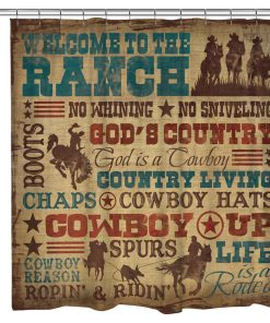 Welcome to the Ranch Shower Curtain