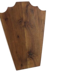 14" Solid Wood Necklace Display Stand, Holder Easel Classic Jewelry