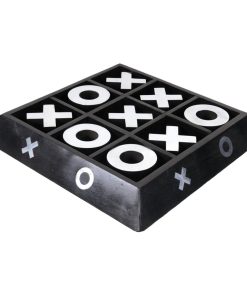 11.25"x11.25"x2.5" Wooden and Aluminium X-O Game
