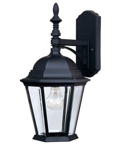 Westlake 1 Light Outdoor Wall Light, Black