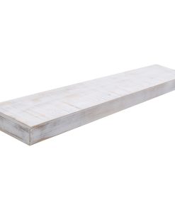 WELLAND Colin 10" Deep Floating Shelves Rustic Wall Shelf, 48"