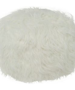 White Polyester Stool, 20"x23"x22" 560077