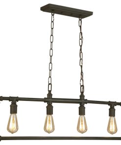 Wymer 4-Light Pendant, Matte Bronze