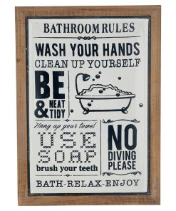White Iron Farmhouse Wall Art, 23" x 17" x 1"