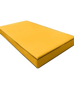 |COVER ONLY| Outdoor Contrast Trim 6" Crib Daybed Fitted Sheet Slipcover AD108