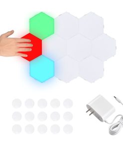 Yescom 10 Pack Magnetic Quantum LED Light Panel Wall-mount Touch Sensitive Gift