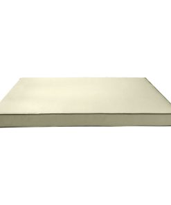 |COVER ONLY|Outdoor Contrast Trim 6" Twin-XL Daybed Fitted Sheet Slipcover AD005