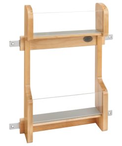 Wood Vanity Cabinet Door Storage Rack, 11.25"