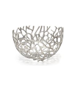 Willow Bowl, Raw Aluminum, Large