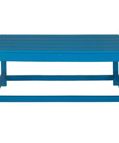 Westintrends Outdoor Patio Classic Adirondack Coffee Table, Pacific Blue