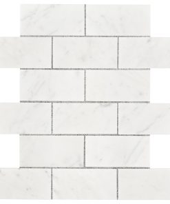 Burgos White Marble Mosaic Floor and Wall Tile