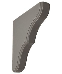 1 3/4"Wx10"Dx10"H Stratford Wood Vintage Decor Bracket, Reclaimed Gray