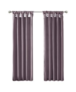 100% Polyester Twisted Tab Lined Window Panel, MP40-3555