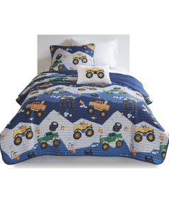 100% Polyester Brushed Printed Coverlet Set, MZK13-167