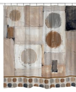 Abstract Balance Shower Curtain