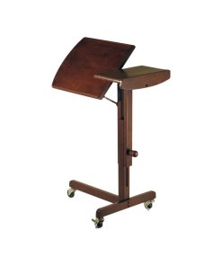 Winsome Olson Adjustable Lap Table Cart Walnut Finish