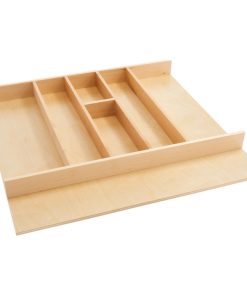 Wood Trim to Fit Shallow Utility Drawer Insert Organizer, 2.38", 24"W