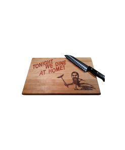 "Tonight We Dine at Home!" Cutting Board, 10.5"x14"x1"