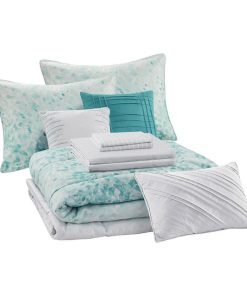 100% Polyester Printed 10pcs MS BNB Teal BR9144409622-09