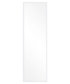White Free Standing Floor Mirror with Adjustable Easel, 17"x59"
