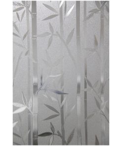 Window Film Home Decoration Clear Bamboo Vinyl Sticker, 35"