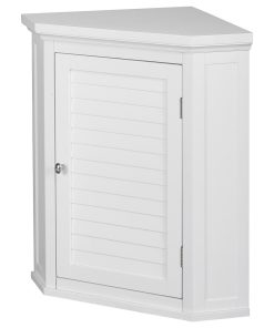 Wooden Bathroom Glancy Corner Storage Cabinet