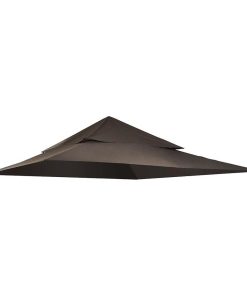 Yescom 12'x12' Canopy Top Replacement for 2-Tier Harbor Gazebo Patio Cover