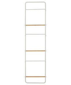 White Metal Modern Ladder, 18"x4"x70"