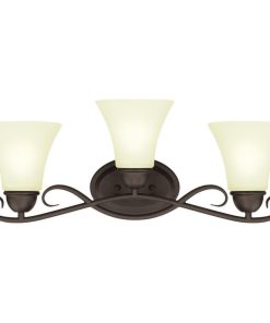 Westinghouse 6306900 Dunmore 24"W 3 Light Bathroom Vanity Light - Oil Rubbed