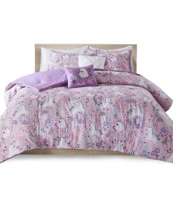100% Cotton Printed 5pcs Comforter Set