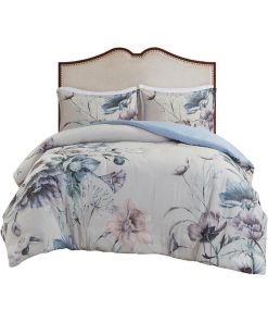 100% Cotton Printed Duvet Cover Set - Full