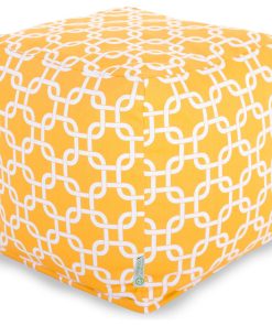 Yellow Links Small Cube