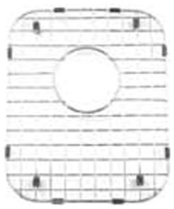 Whitehaus WHN3120SG Matching Grid for Small Bowl of Model - Stainless Steel