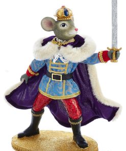 11.5" Fabriche Mouse King With Sword