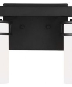14.63 Inch 18.6W 2 LED Bath Vanity Midnight Black Incandescent 14.63 Inch 18.6W