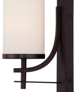 1 Light Sconce, English Bronze