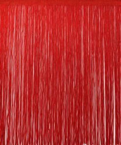 11 Yard Value Pack / 12 Inch Chainette Fringe Trim / Style# CF12 Color: Red - E6
