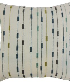 Yamilet Stripes Floor Pillow Glacier